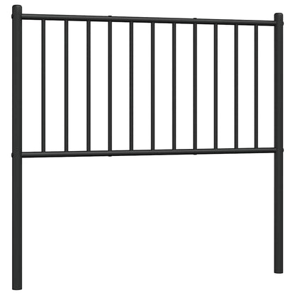 vidaXL Ersatz-Kopfteil Metall Schwarz 90 cm