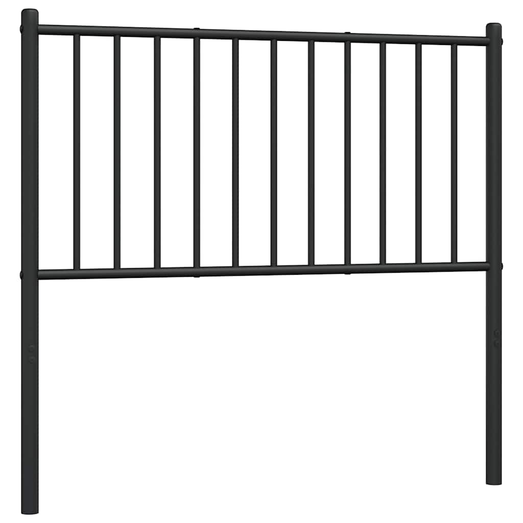 vidaXL Ersatz-Kopfteil Metall Schwarz 90 cm