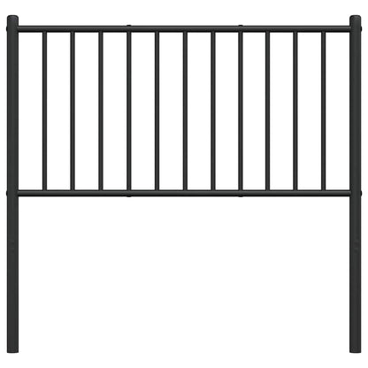 vidaXL Ersatz-Kopfteil Metall Schwarz 90 cm