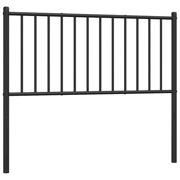 vidaXL Ersatz-Kopfteil Metall Schwarz 100 cm