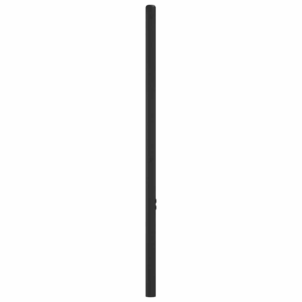 vidaXL Ersatz-Kopfteil Metall Schwarz 107 cm