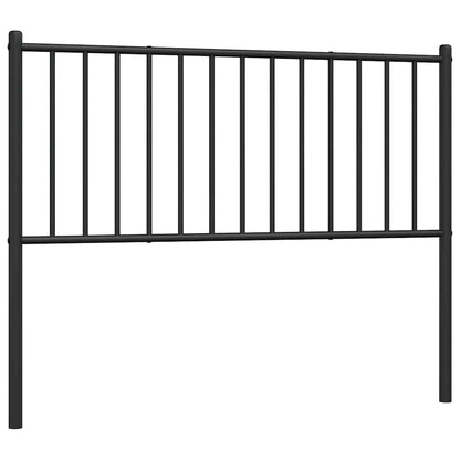 vidaXL Ersatz-Kopfteil Metall Schwarz 107 cm