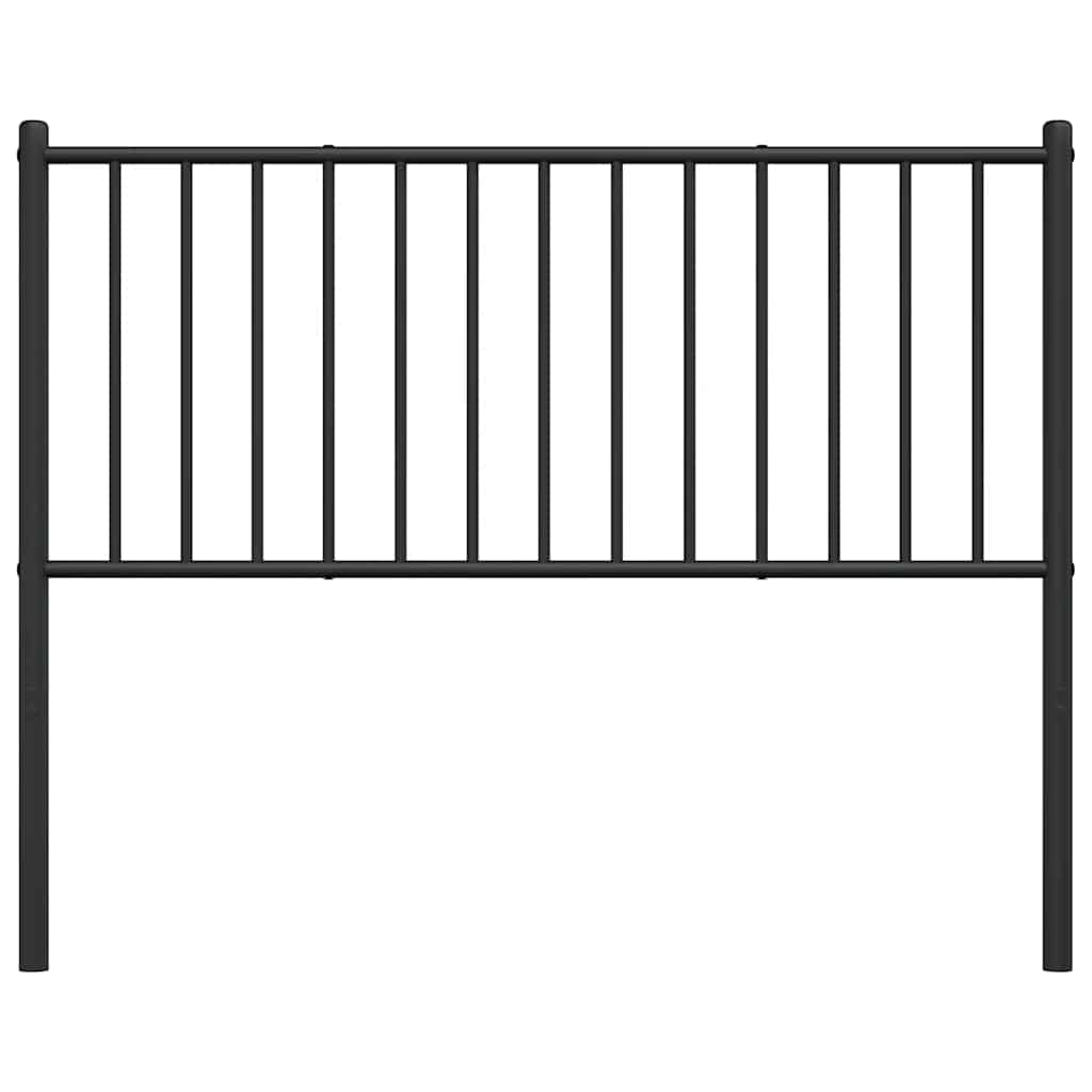 vidaXL Ersatz-Kopfteil Metall Schwarz 107 cm