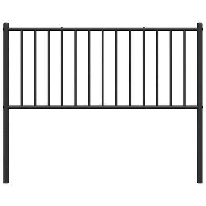 vidaXL Ersatz-Kopfteil Metall Schwarz 107 cm