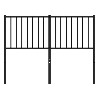 vidaXL Ersatz-Kopfteil Metall Schwarz 120 cm