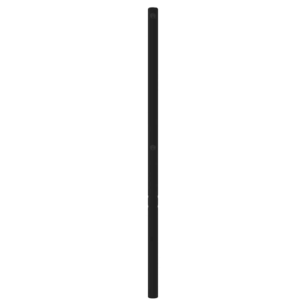 vidaXL Ersatz-Kopfteil Metall Schwarz 120 cm