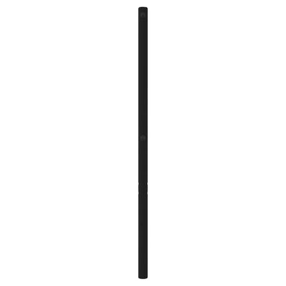 vidaXL Ersatz-Kopfteil Metall Schwarz 120 cm