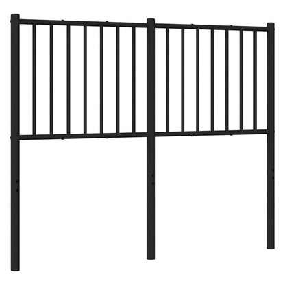 vidaXL Ersatz-Kopfteil Metall Schwarz 120 cm