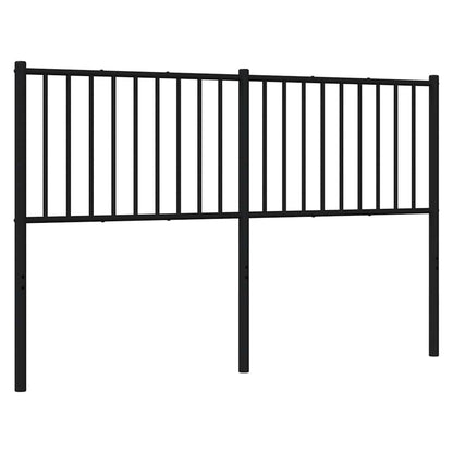 vidaXL Ersatz-Kopfteil Metall Schwarz 150 cm