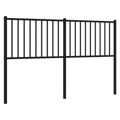 vidaXL Ersatz-Kopfteil Metall Schwarz 160 cm