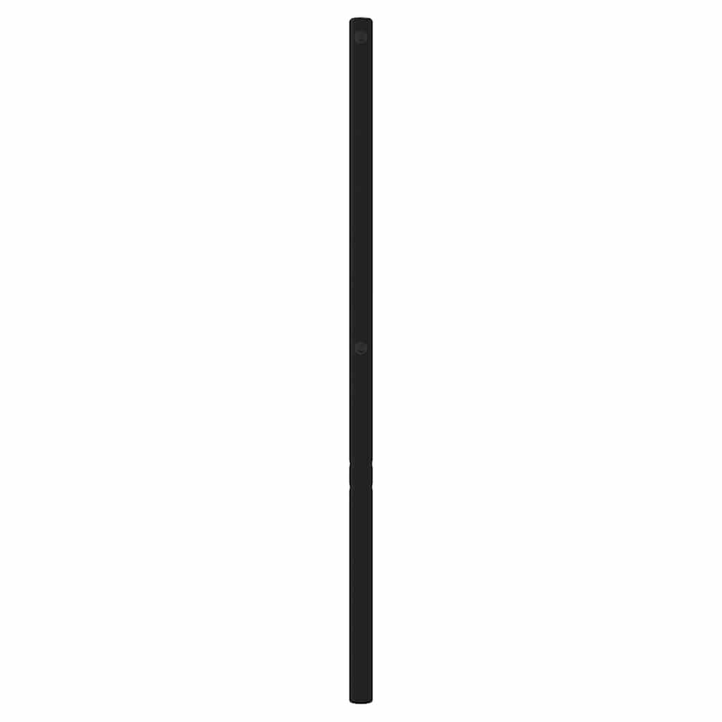 vidaXL Ersatz-Kopfteil Metall Schwarz 200 cm