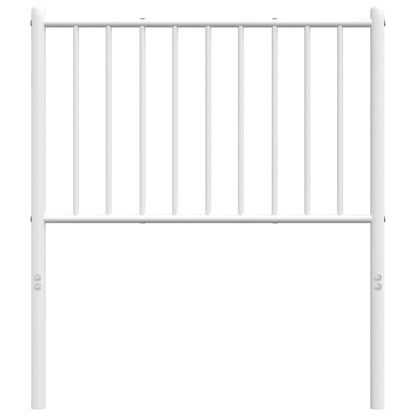 vidaXL Ersatz-Kopfteil Metall Weiß 75 cm