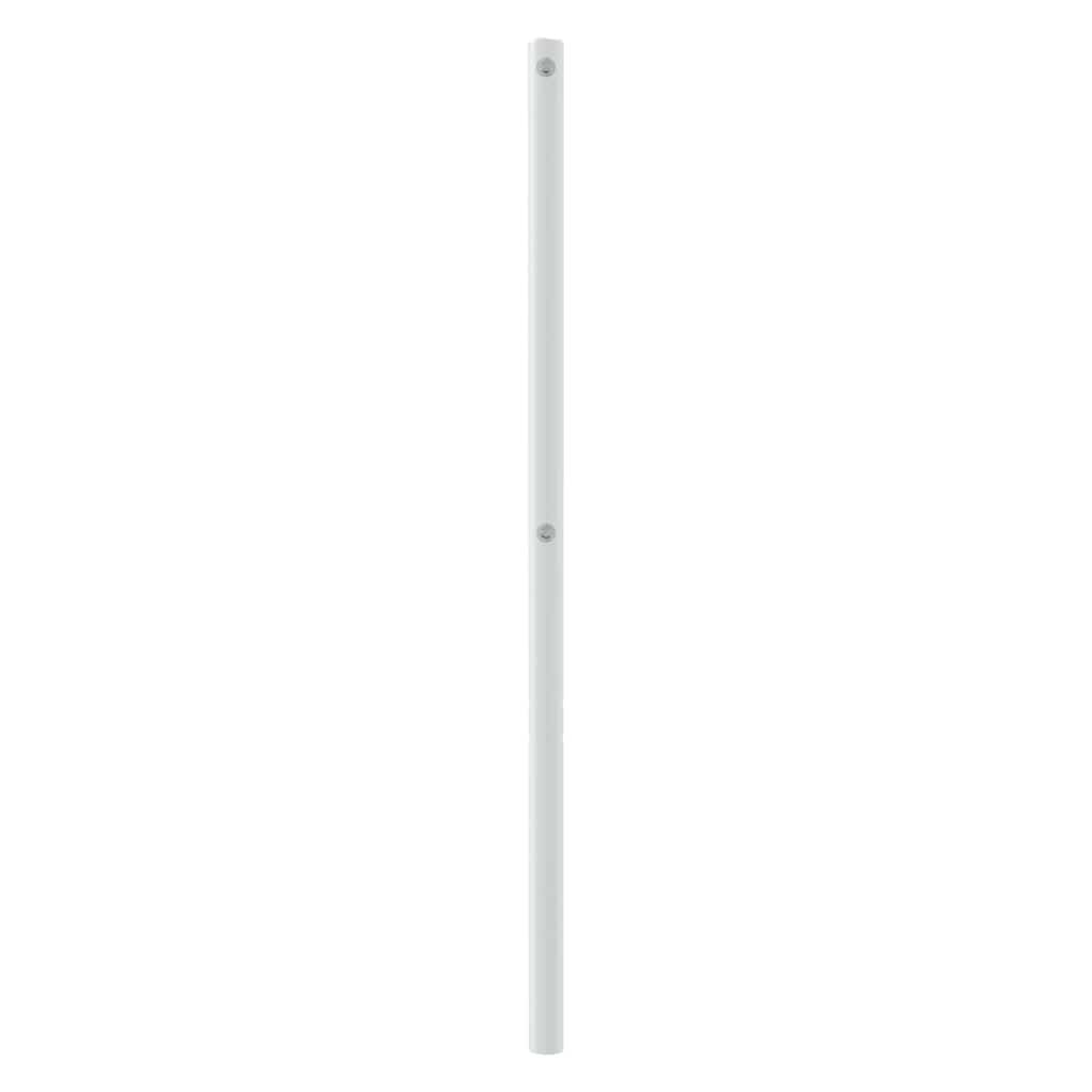 vidaXL Ersatz-Kopfteil Metall Weiß 135 cm