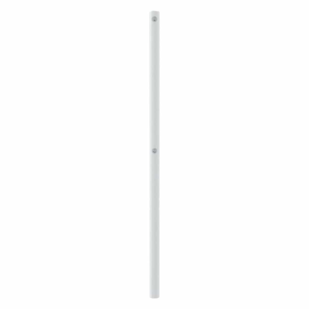 vidaXL Ersatz-Kopfteil Metall Weiß 180 cm