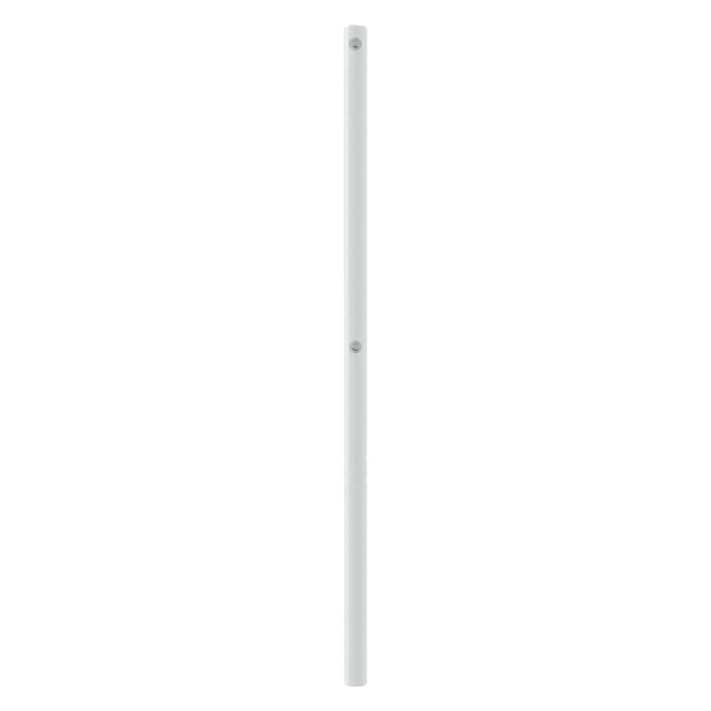 vidaXL Ersatz-Kopfteil Metall Weiß 193 cm