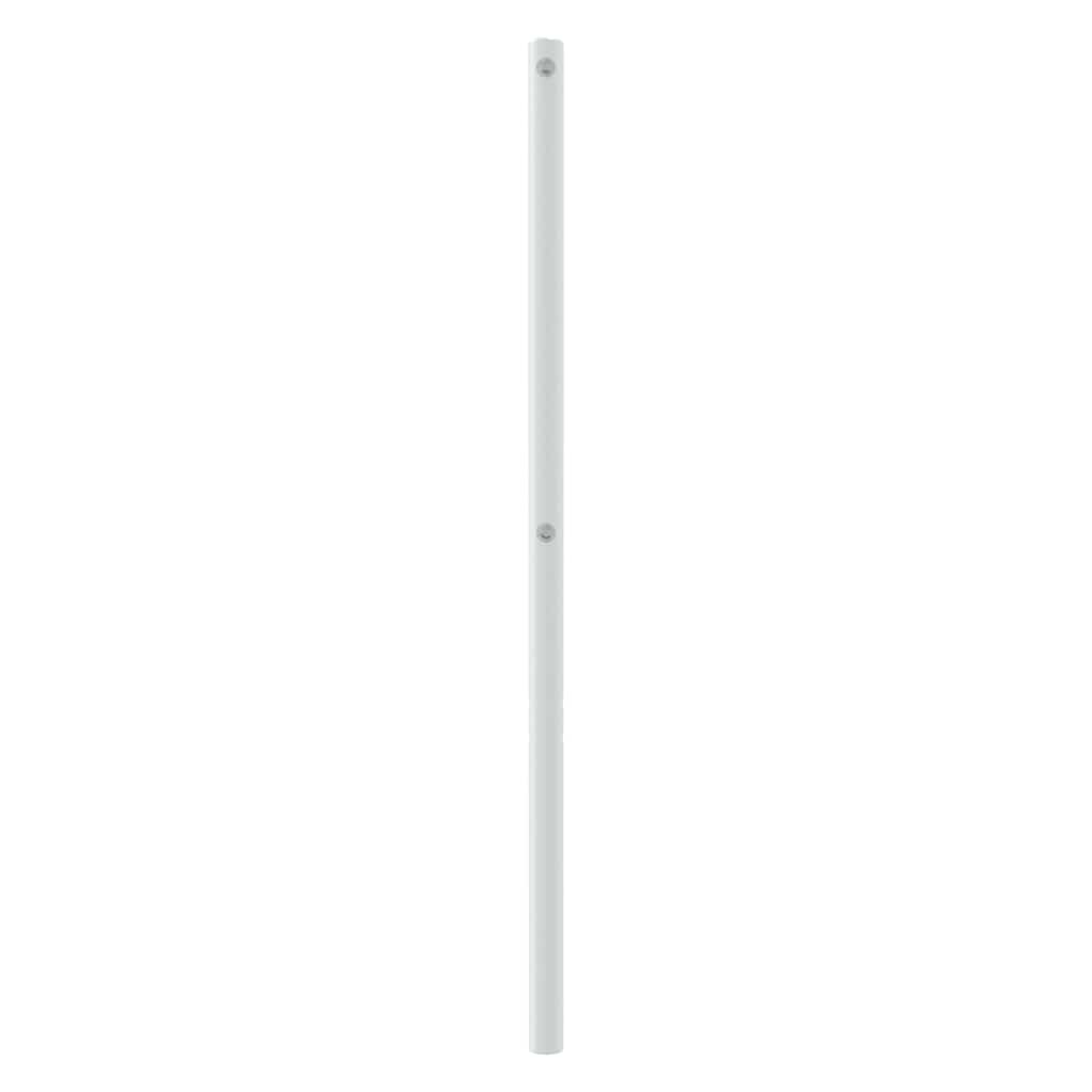 vidaXL Ersatz-Kopfteil Metall Weiß 200 cm