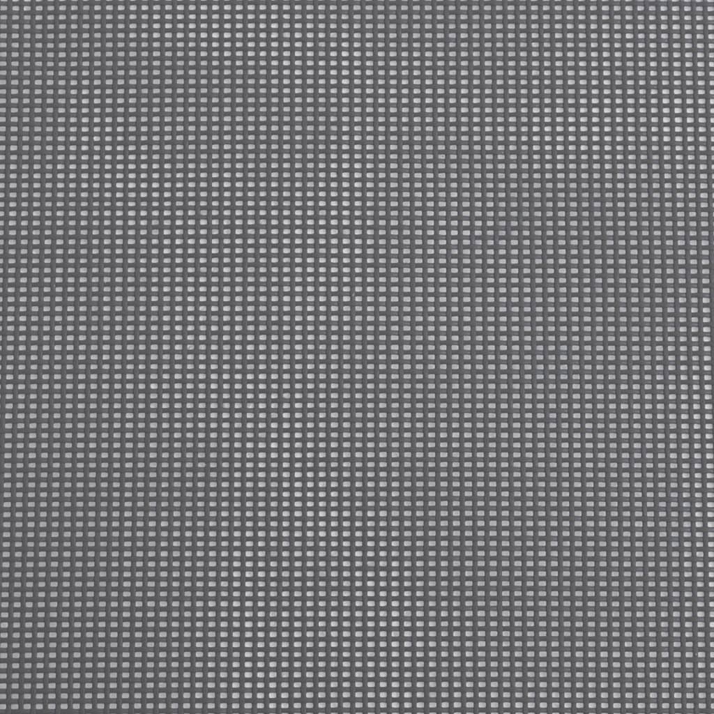 vidaXL Strandstühle 2 Stk. Klappbar Grau Aluminium und Textilene