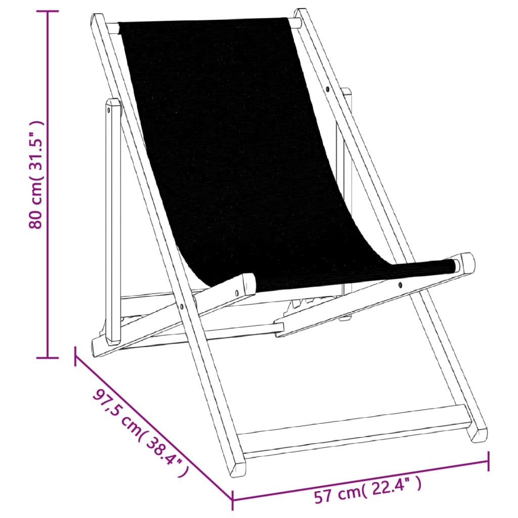 vidaXL Strandstühle 2 Stk. Klappbar Grau Aluminium und Textilene