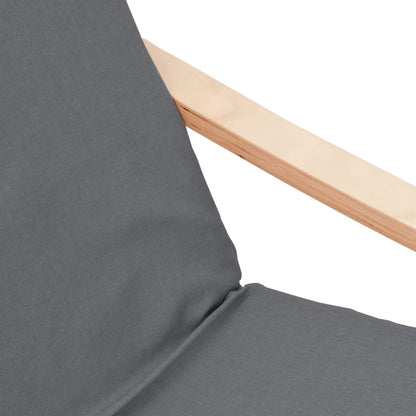 vidaXL Fauteuil relax avec repose-pieds gris foncé en tissu