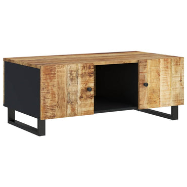 vidaXL Table basse 100x54x40 cm Bois de manguier massif et bois d'ingénierie