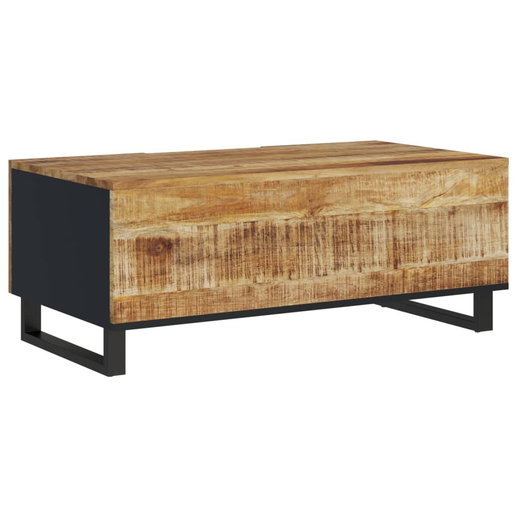 vidaXL Table basse 100x54x40 cm Bois de manguier massif et bois d'ingénierie