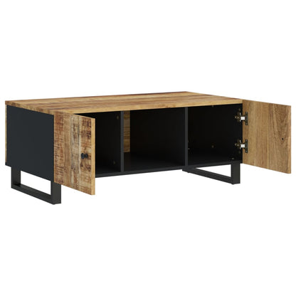 vidaXL Table basse 100x54x40 cm Bois de manguier massif et bois d'ingénierie