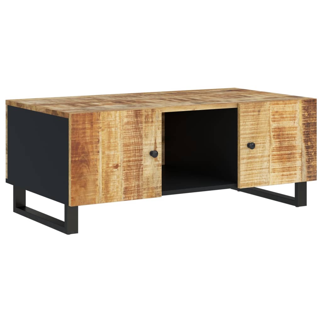 vidaXL Table basse 100x54x40 cm Bois de manguier massif et bois d'ingénierie