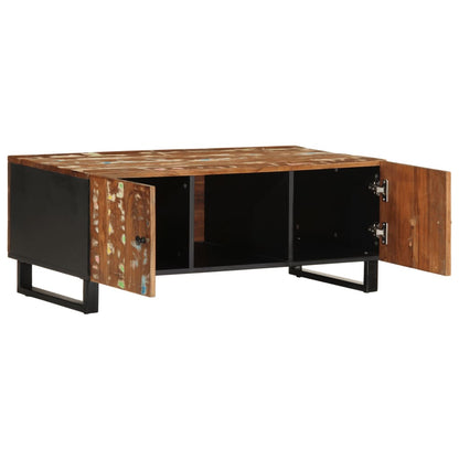 vidaXL Table basse 100x54x40 cm Bois de récupération massif et bois d'ingénierie