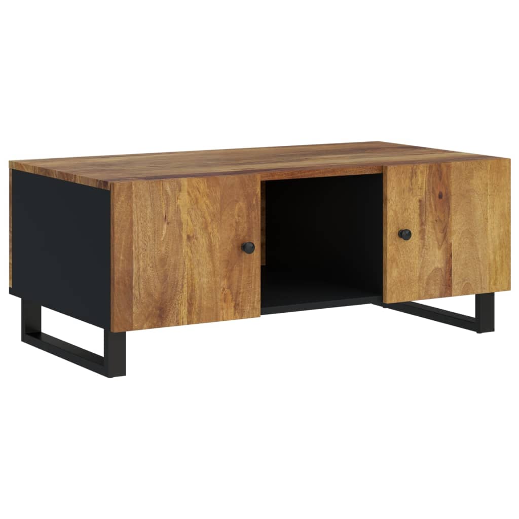 vidaXL Table basse 100x54x40 cm Bois de manguier massif et bois d'ingénierie