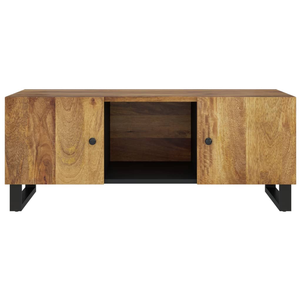 vidaXL Table basse 100x54x40 cm Bois de manguier massif et bois d'ingénierie