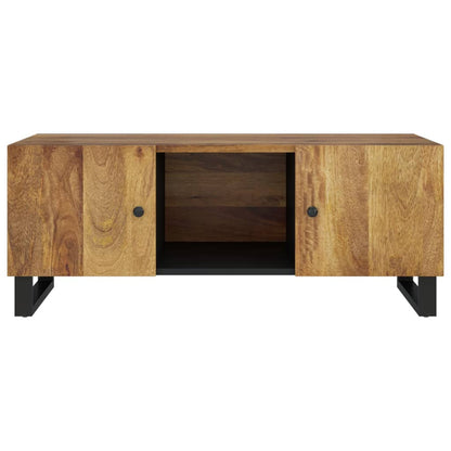 vidaXL Table basse 100x54x40 cm Bois de manguier massif et bois d'ingénierie