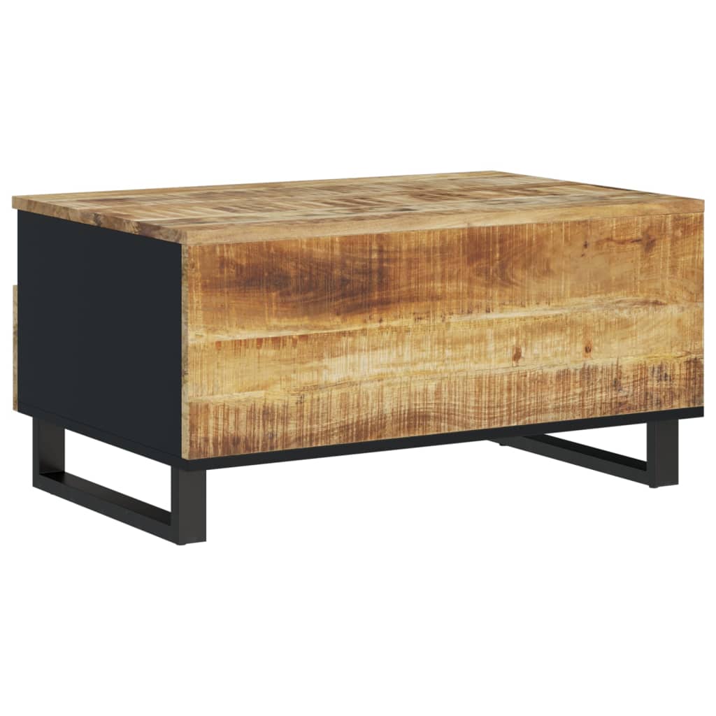 vidaXL Table basse 80x54x40 cm bois de manguier massif et bois d'ingénierie
