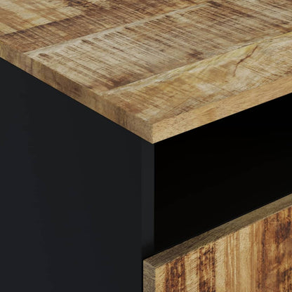 vidaXL Table basse 80x54x40 cm bois de manguier massif et bois d'ingénierie
