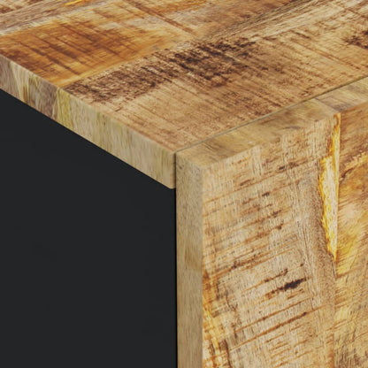 vidaXL Waschbeckenunterschrank Massivholz Mango und Holzwerkstoff