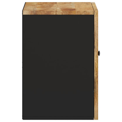 vidaXL Bad-Wandschrank 38x33x48 cm Massivholz Mango