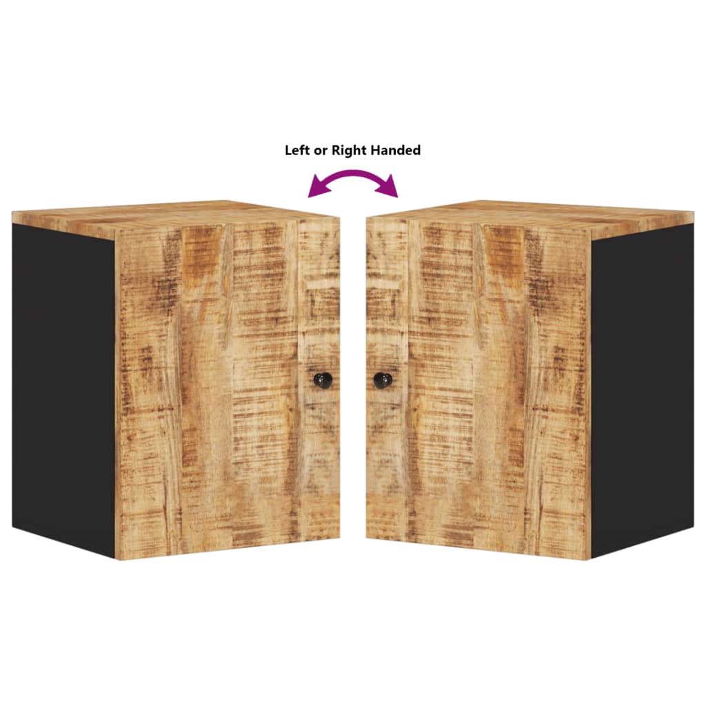vidaXL Bad-Wandschrank 38x33x48 cm Massivholz Mango