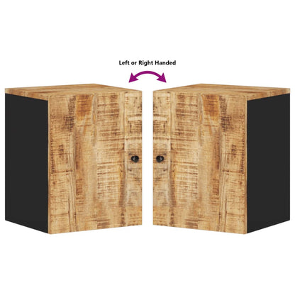 vidaXL Bad-Wandschrank 38x33x48 cm Massivholz Mango