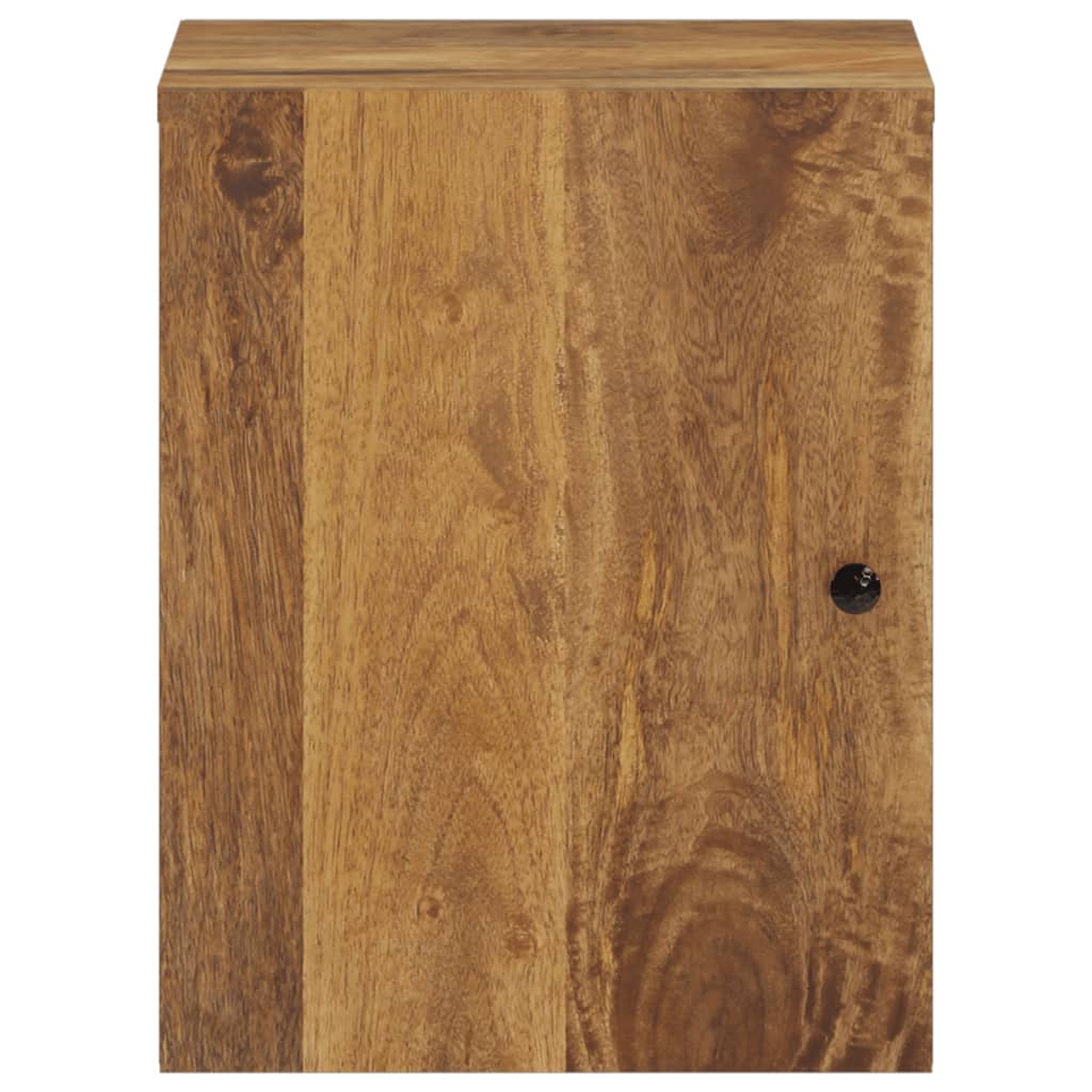 vidaXL Bad-Wandschrank 38x33x48 cm Massivholz Mango