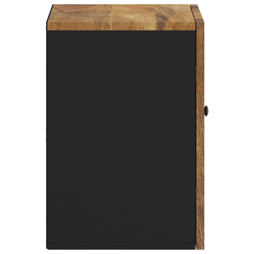 vidaXL Bad-Wandschrank 38x33x48 cm Massivholz Mango