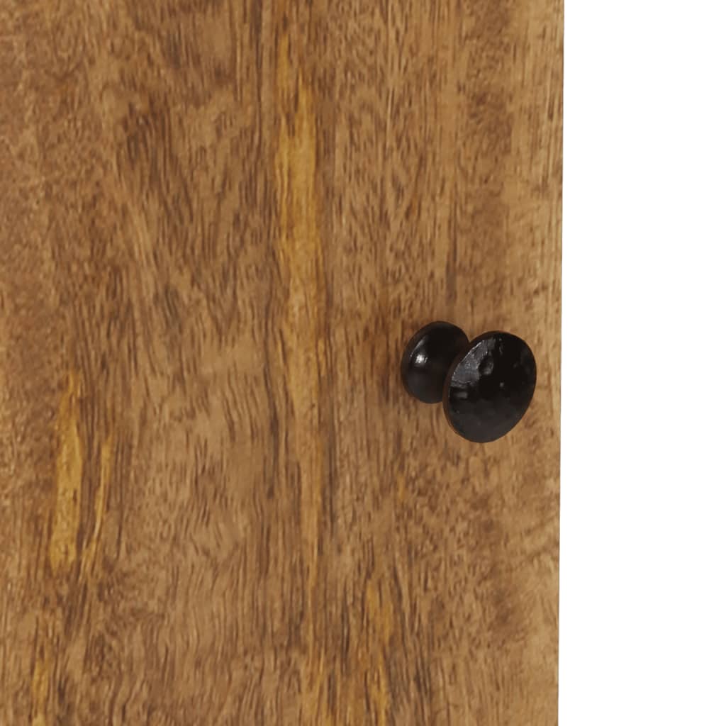 vidaXL Bad-Wandschrank 38x33x48 cm Massivholz Mango