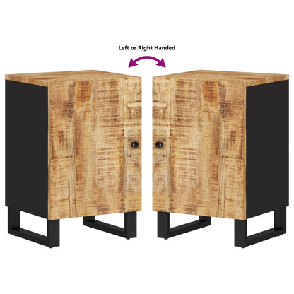vidaXL Badschrank 38x33x58 cm Massivholz Mango