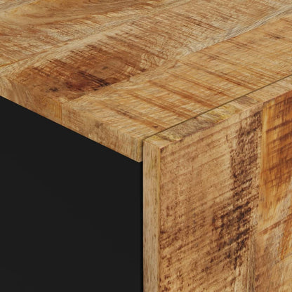 vidaXL Badschrank 38x33x58 cm Massivholz Mango