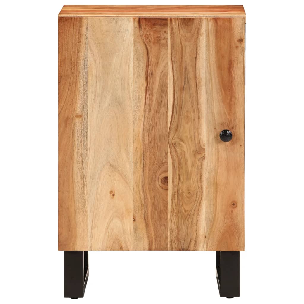 vidaXL Badschrank 38x33x58 cm Massivholz Akazie