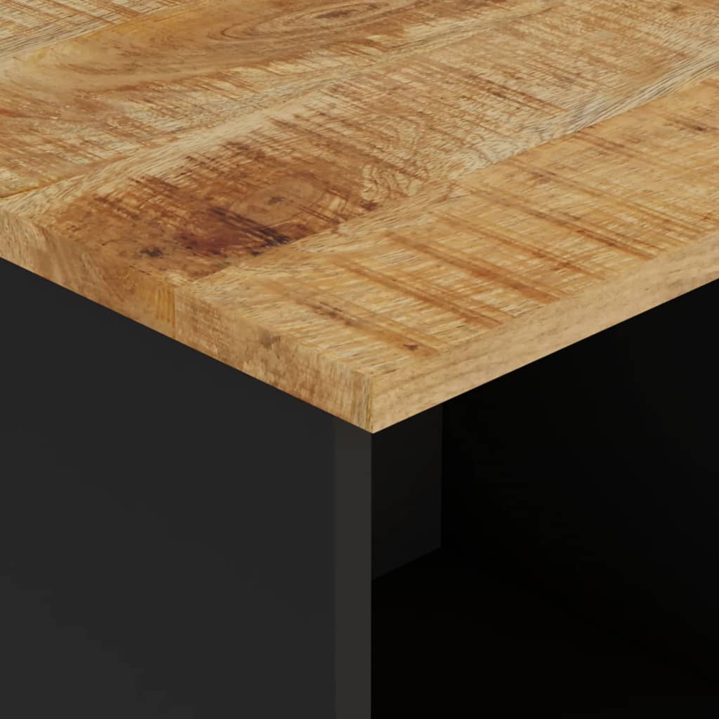 vidaXL Badschrank 38x33x160 cm Massivholz Mango