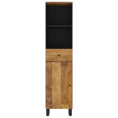 vidaXL Badschrank 38x33x160 cm Massivholz Mango