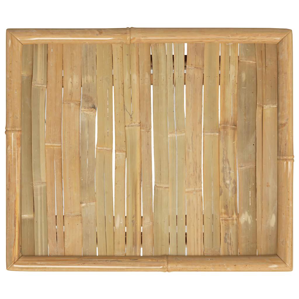 vidaXL Table de jardin 65x55x30 cm Bambou