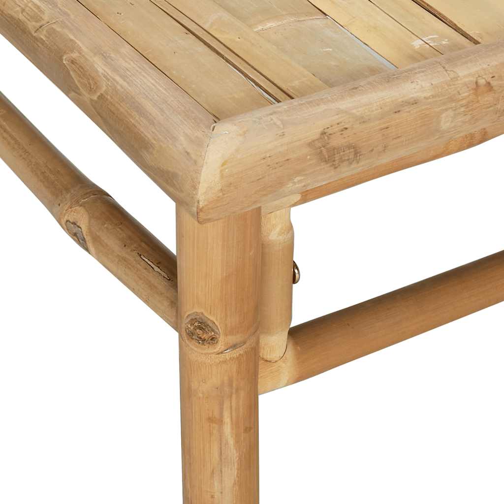 vidaXL Ensemble de jardin 2 pièces avec coussins crème bambou