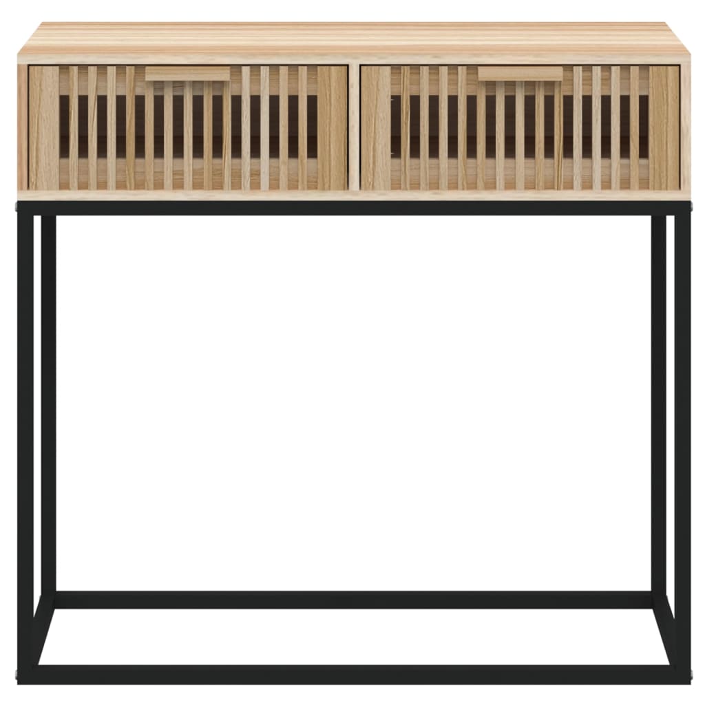 vidaXL Konsolentisch 80x30x75 cm Holzwerkstoff und Eisen
