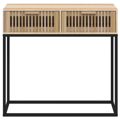 vidaXL Konsolentisch 80x30x75 cm Holzwerkstoff und Eisen