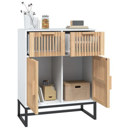 vidaXL Sideboard Weiß 60x30x75 cm Holzwerkstoff